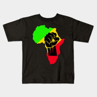 Africa black power Kids T-Shirt